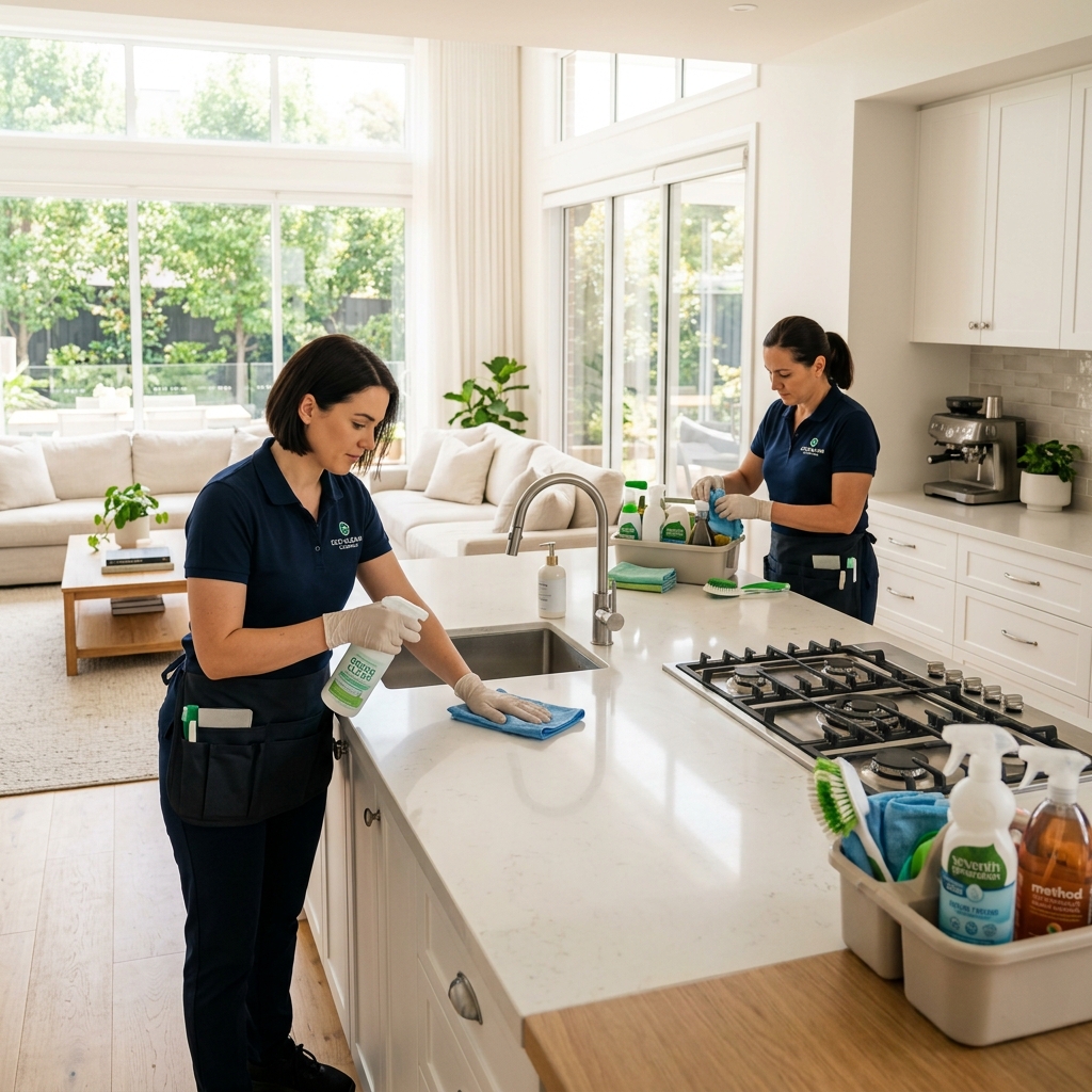 Professional domestic and commercial cleaning services team